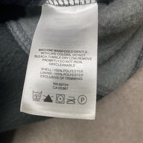 Columbia Men’s Fleece Jacket Size S Two Tone Gray Black Full Zip - Picture 4 of 9